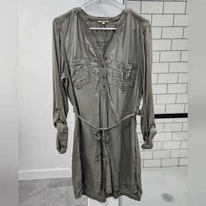 Maurices Gray Utility Jacket with Wrap-Style Front